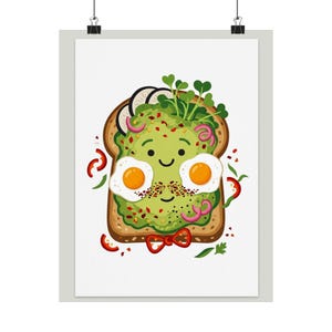 Funny Avocado Toast Breakfast - Poster image 1