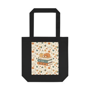 My Weekend is All Booked Tote Bag, Book Lover Gift, Bookworm Canvas Bag, Reading Library Tote, Funny Book Quote Bag image 1
