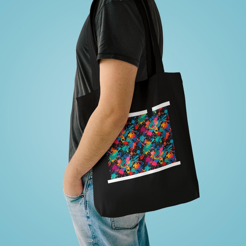 Abstract Paint Splash Colorful - Tote Bag Bild 3
