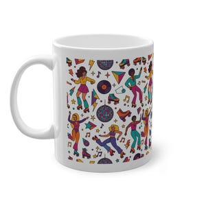 Roller Disco Retro Funk Party - Mug image 2