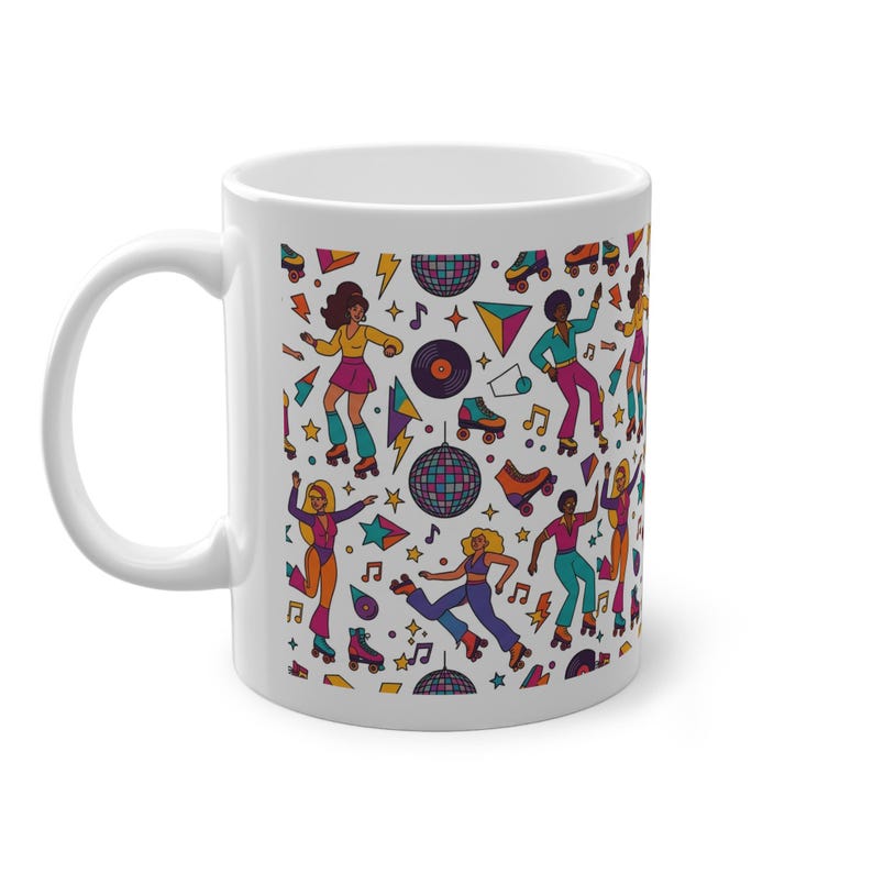 Roller Disco Retro Funk Party - Mug image 2