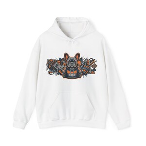 French Bulldog Wearing Hoodie - Hoodie image 1