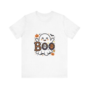 Cute Ghost Boo Halloween - Tshirt image 1