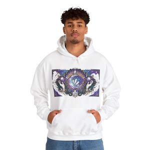 Crystal Moon Witchy Aesthetic - Hoodie imagen 7