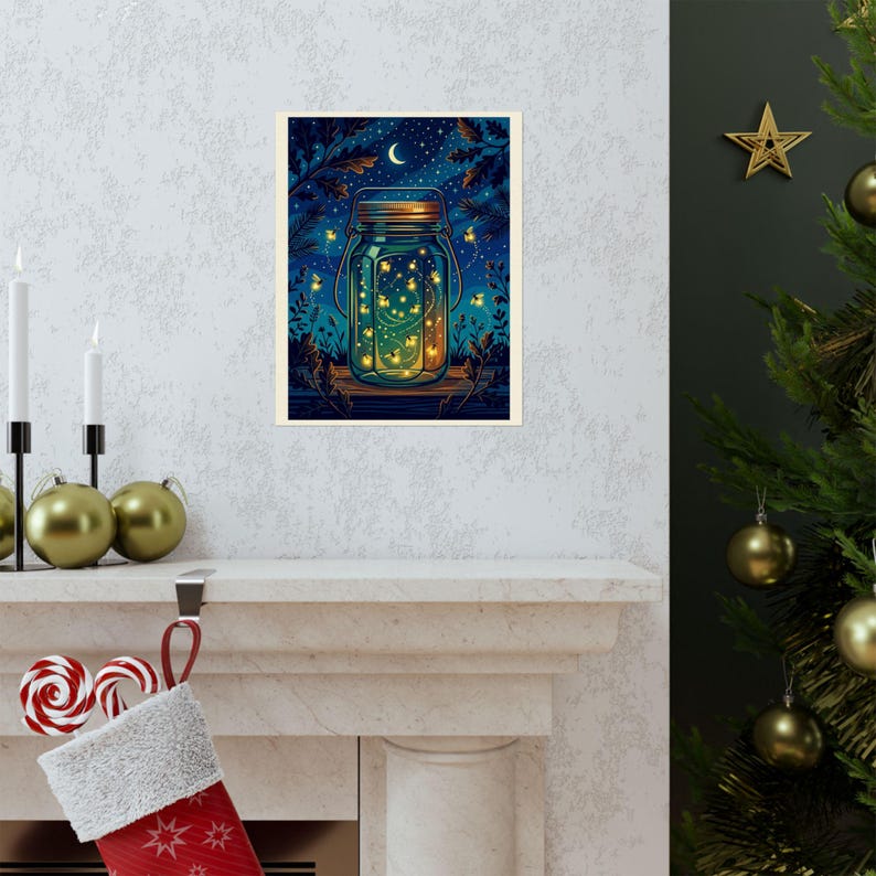 Mason Jar Fireflies Night - Poster bild 7