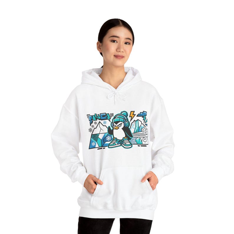 Penguin Arctic Cute - Hoodie image 6
