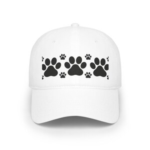 Dog Mom Paw Prints - Cap image 1