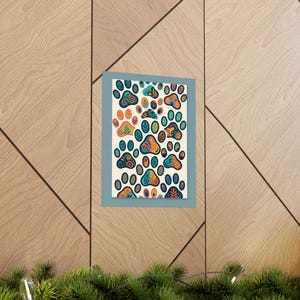 Dog Mom Paw Prints - Poster imagen 5