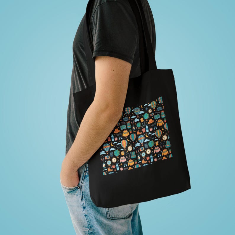 Hot Air Balloon Wanderlust - Tote Bag image 3