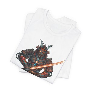 Cyber Samurai Robot Warrior - Tshirt image 2