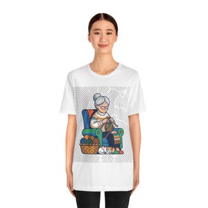 Knitting Yarn Grandma Life - Tshirt Bild 5