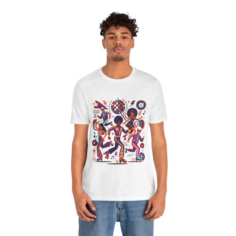 Roller Disco Retro Funk Party - Tshirt image 6