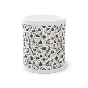 Antique World Map Explorer Routes - Mug immagine 1