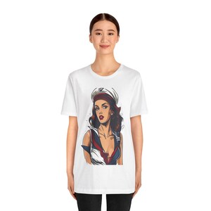 Pinup Sailor Vintage Tattoo - Tshirt image 5