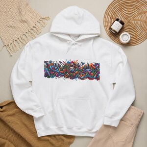 Graffiti Urban Street Art Mural - Hoodie image 4