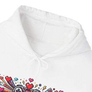 Gamer Controller Pixel Hearts - Hoodie bild 2