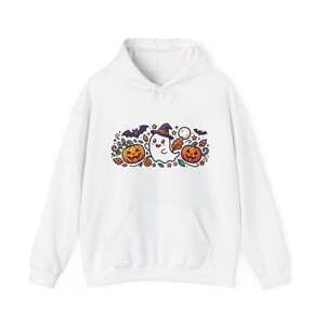 Cute Ghost Boo Halloween - Hoodie 画像 1