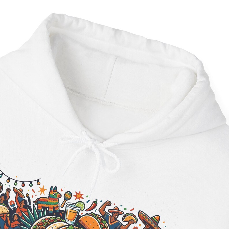 Tacos And Tequila Fiesta - Hoodie image 3