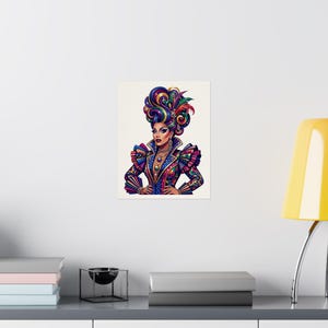 Drag Queen Fabulous Portrait - Poster imagen 8