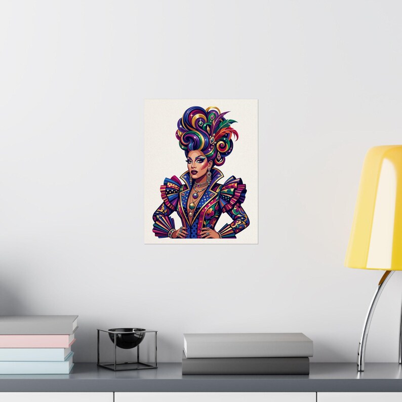 Drag Queen Fabulous Portrait - Poster imagen 8