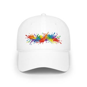 Abstract Paint Splash Colorful - Cap image 1
