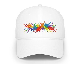 Abstract Paint Splash Colorful - Cap