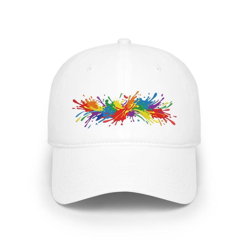 Abstract Paint Splash Colorful - Cap image 1