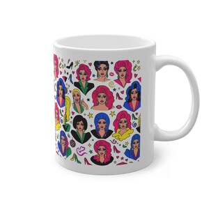 Drag Queen Fabulous Portrait - Mug Bild 3