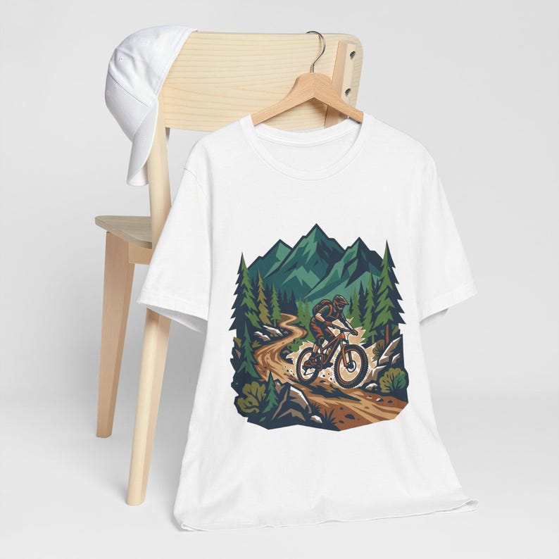 Mountain Bike Trail Adventure - Tshirt zdjęcie 3
