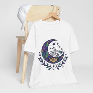 Crystal Moon Witchy Aesthetic - Tshirt image 3