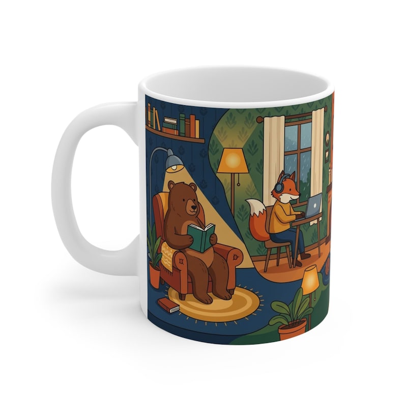 Socially Distanced Since Birth Mug, Funny Introvert Coffee Mug, Introverted Gift, Anti Social Coffee Cup, Work From Home imagen 2