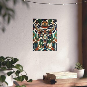 Cow Print Western Style - Poster imagen 6