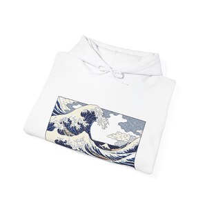 Japanese Wave Kanagawa Style - Hoodie image 2