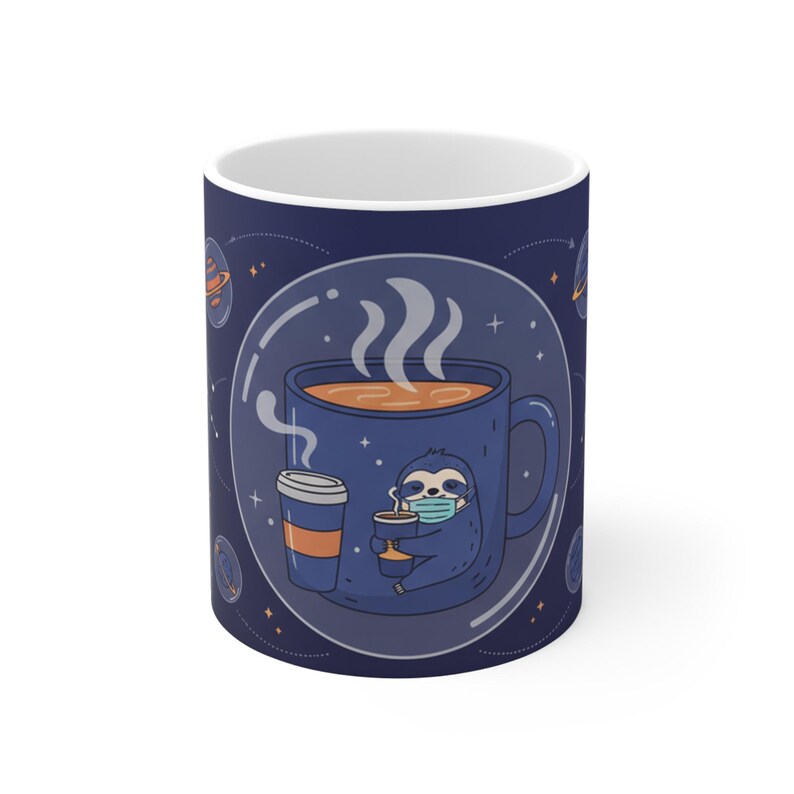 Socially Distanced Since Birth Mug, Funny Introvert Coffee Mug, Introvert Gift, Sarcastic Cup, Introverted Humor Gift bild 1