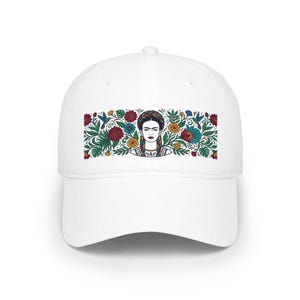 Frida Kahlo Floral Portrait - Cap Bild 1