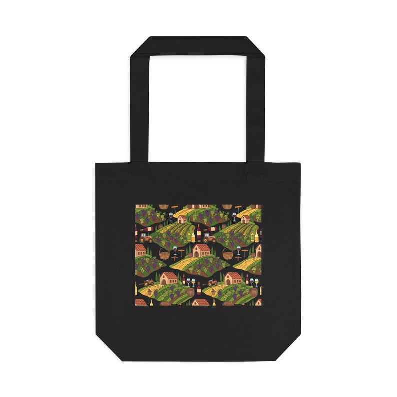 Vineyard Wine Country Rolling Hills - Tote Bag Bild 1