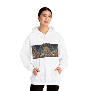 Carnival Ferris Wheel Night Lights - Hoodie zdjęcie 6