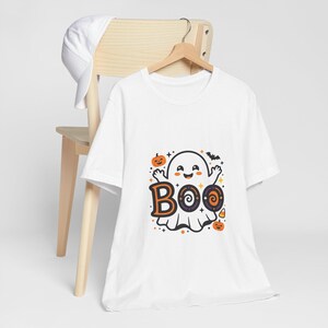 Cute Ghost Boo Halloween - Tshirt image 3