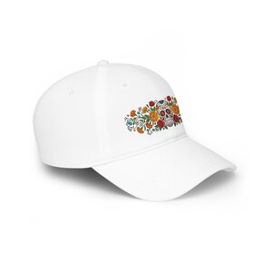 Skull With Flowers Day Of The Dead - Cap Bild 3