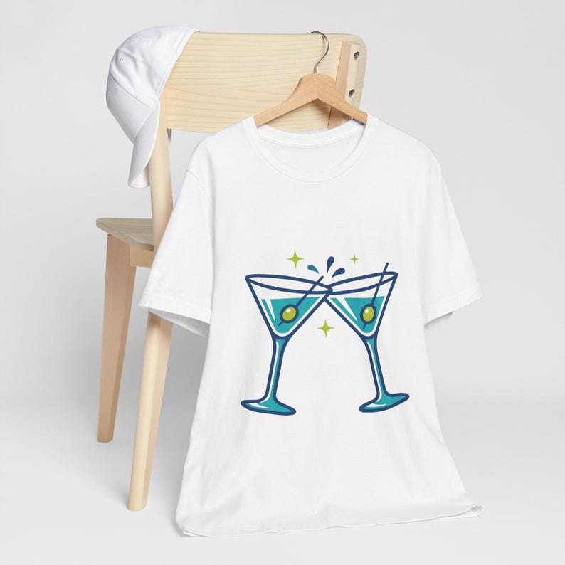 Martini Glass Cheers - Tshirt Bild 4