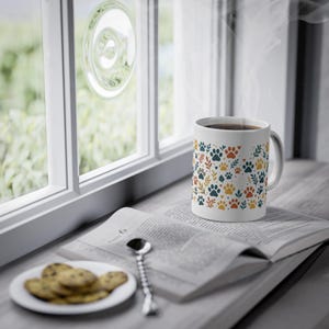 Dog Mom Paw Prints - Mug imagem 5