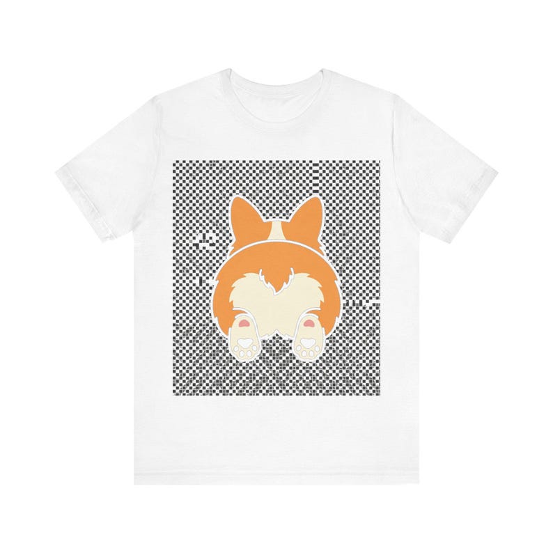 Cute Corgi Butt Dog Lover - Tshirt afbeelding 1