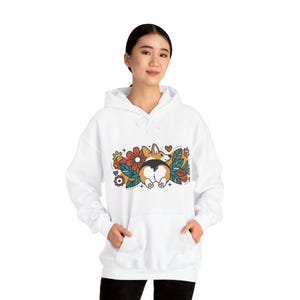 Cute Corgi Butt Dog Lover - Hoodie afbeelding 5