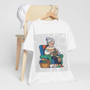 Knitting Yarn Grandma Life - Tshirt Bild 4