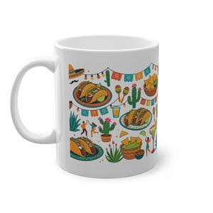 Tacos And Tequila Fiesta - Mug image 2