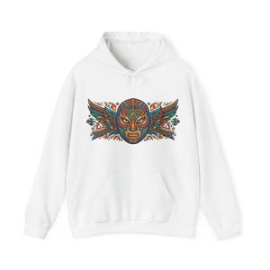 Mexican Luchador Mask Colorful - Hoodie Bild 1