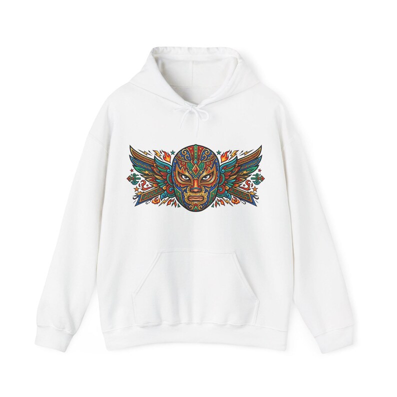 Mexican Luchador Mask Colorful - Hoodie Bild 1