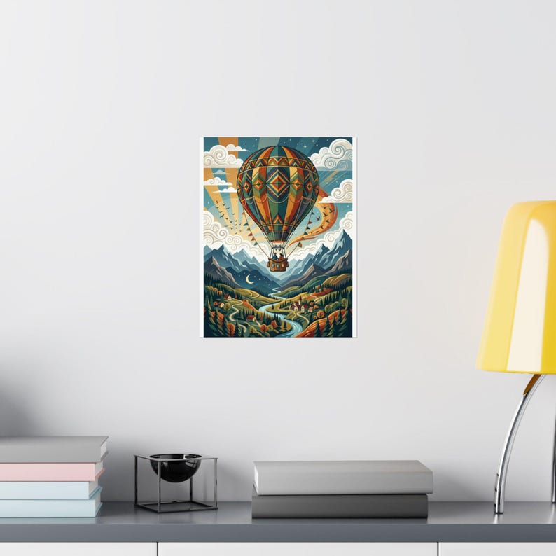 Hot Air Balloon Wanderlust - Poster image 8