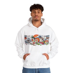 Sushi Roll Japanese Food - Hoodie Bild 7