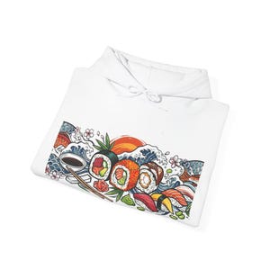 Sushi Roll Japanese Food - Hoodie Bild 2